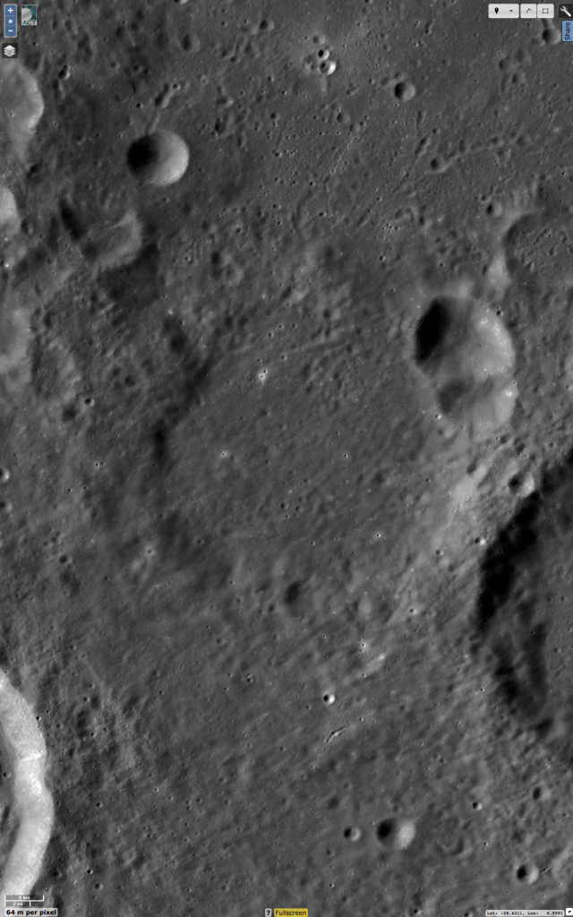 Krusenstern Mond Krater
